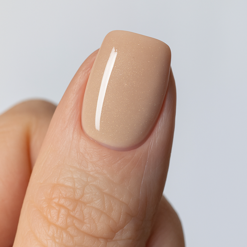 Builder Gel in a Pot - Shimmer Camel Lunali Nail Supply