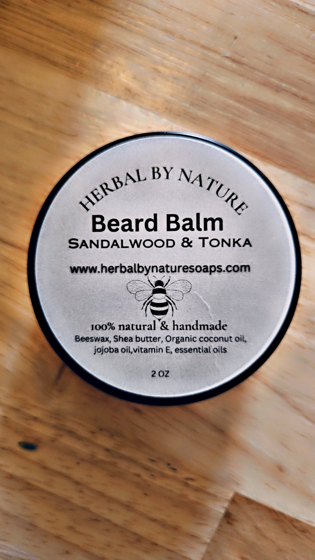Natural Beeswax Beard Balm Herbal By Nature Soaps