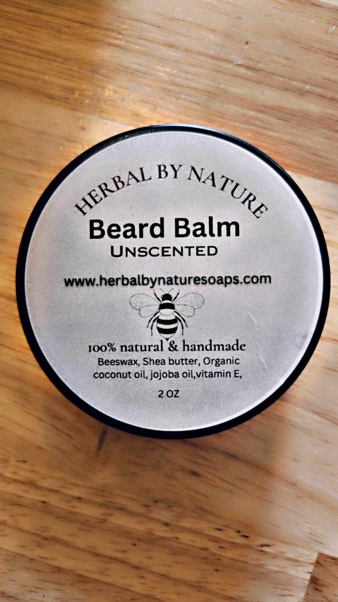 Natural Beeswax Beard Balm Herbal By Nature Soaps