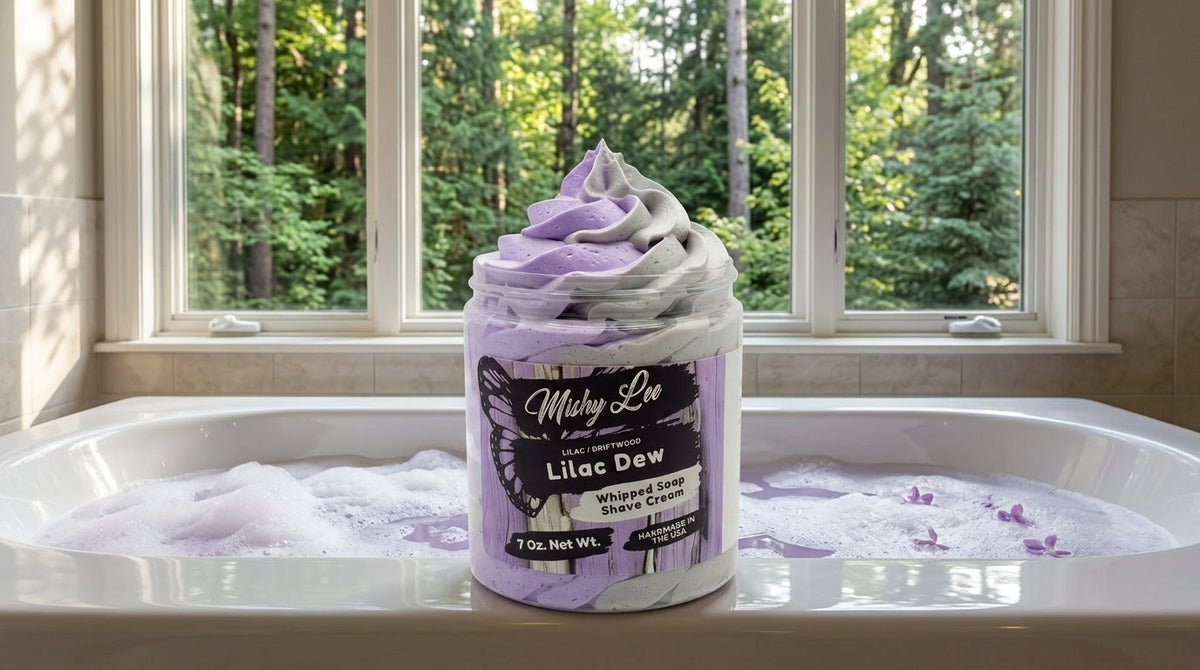 Lilac Dew Whipped Soap and Shave Cream Mishy Lee Boutique