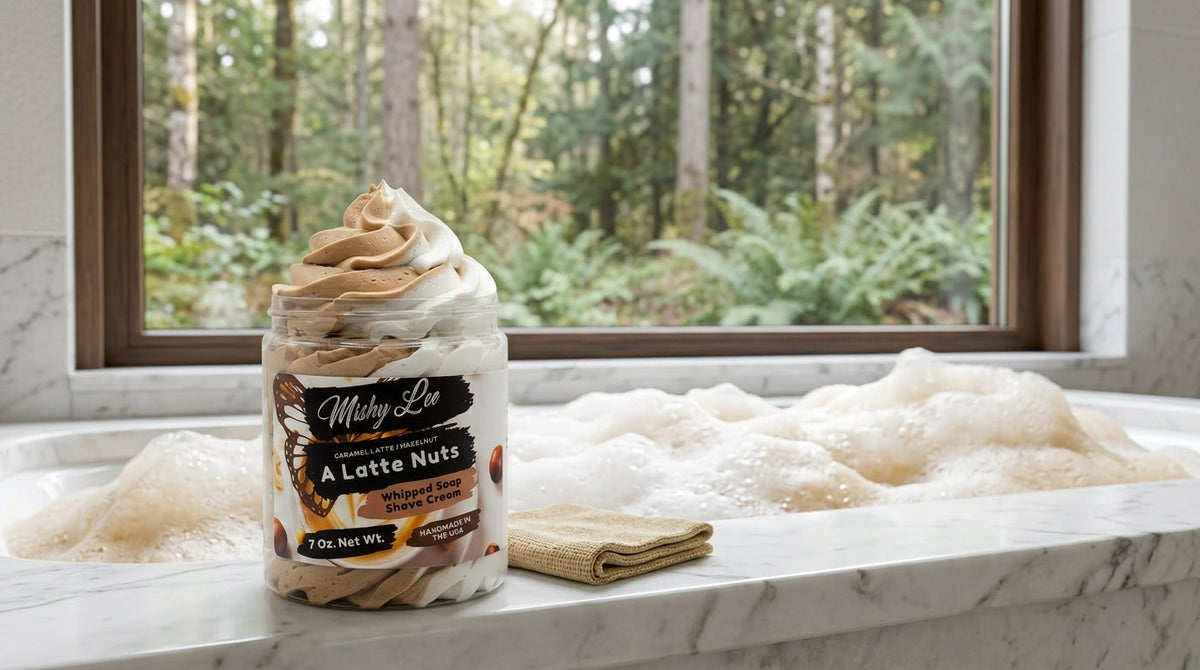 A Latte Nuts Whipped Soap and Shave Cream Mishy Lee Boutique