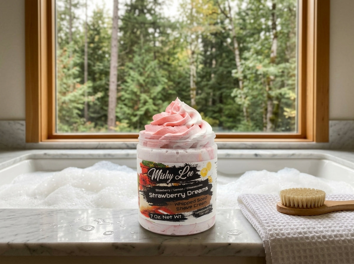 Strawberry Dreams Whipped Soap and Shave Cream Mishy Lee Boutique