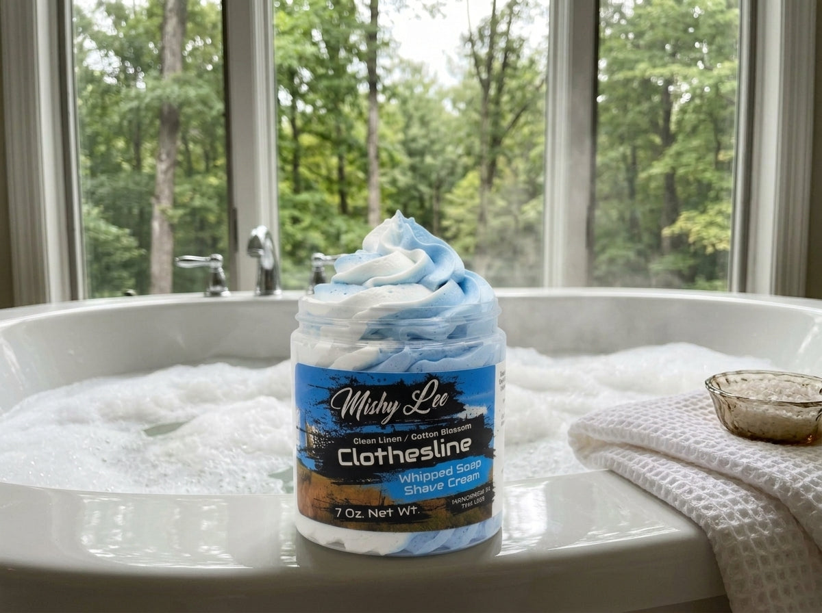 Clothesline Whipped Soap and Shave Cream Mishy Lee Boutique