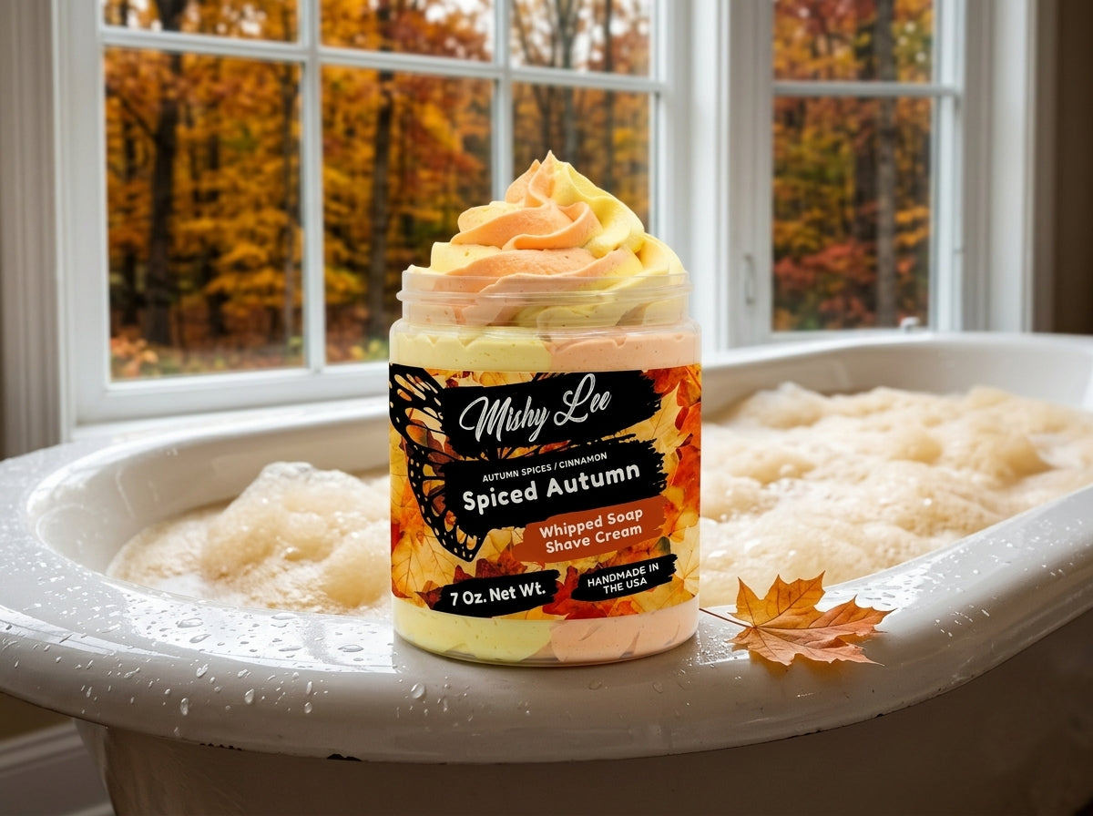 Spiced Autumn Whipped Soap and Shave Cream Mishy Lee Boutique