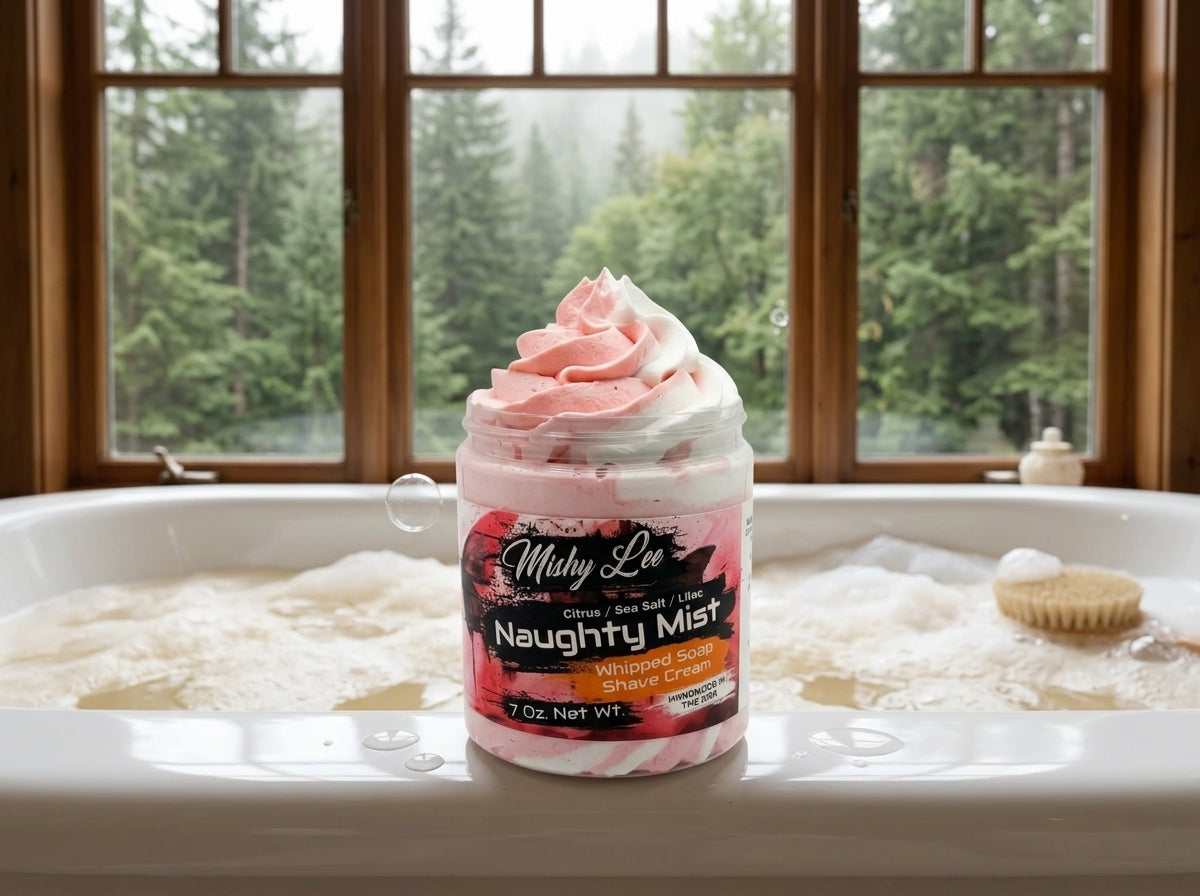 Naughty Mist Whipped Soap and Shave Cream Mishy Lee Boutique