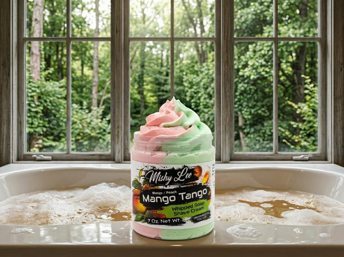 Mango Tango Whipped Soap and Shave Cream Mishy Lee Boutique