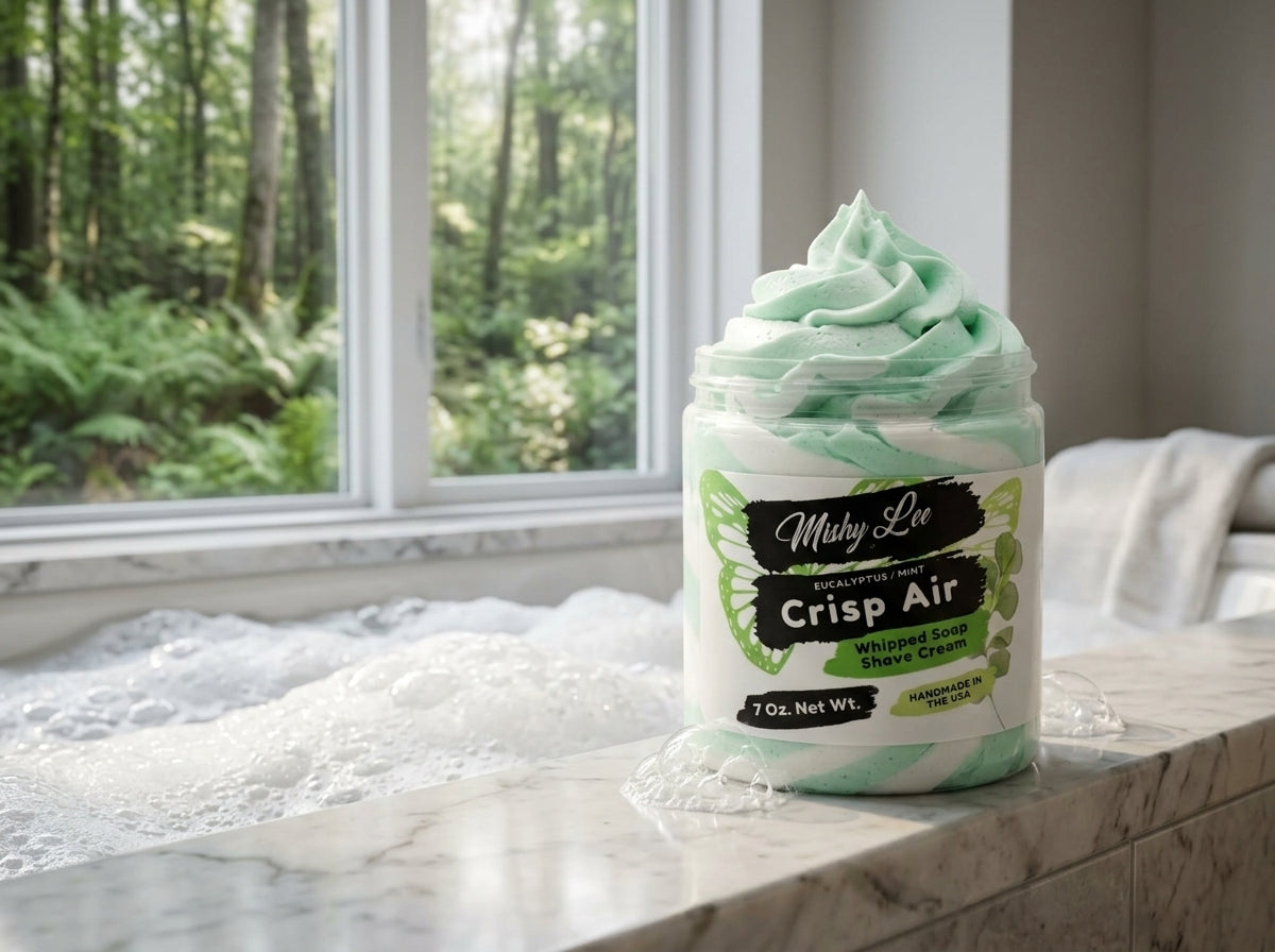 Crisp Air Whipped Soap and Shave Cream Mishy Lee Boutique