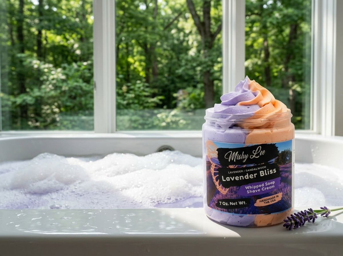 Lavender Bliss Whipped Soap and Shave Cream Mishy Lee Boutique