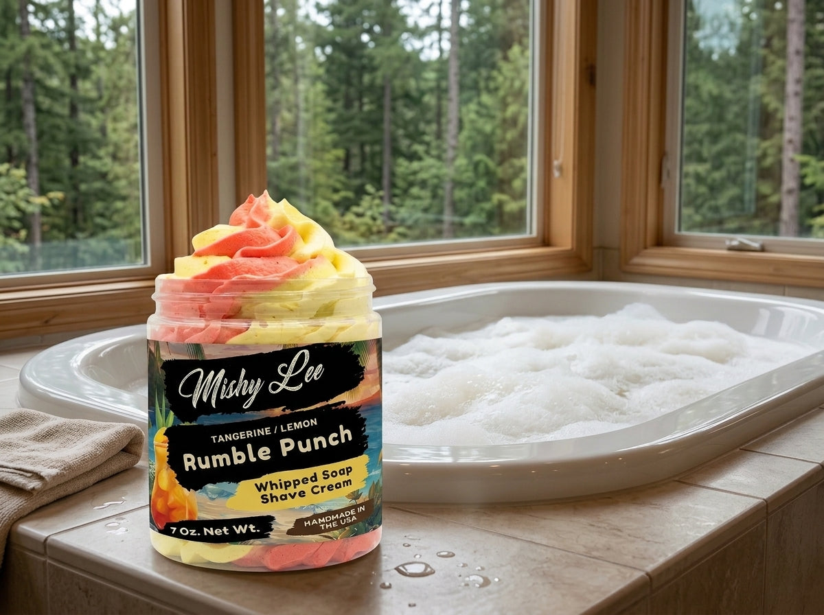 Rumble Punch Whipped Soap and Shave Cream Mishy Lee Boutique