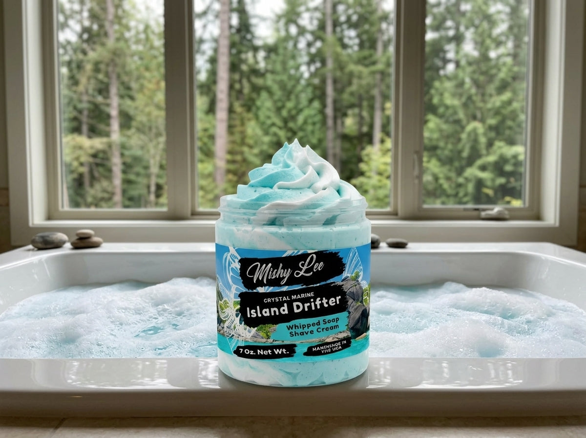 Island Drifter Whipped Soap and Shave Cream Mishy Lee Boutique