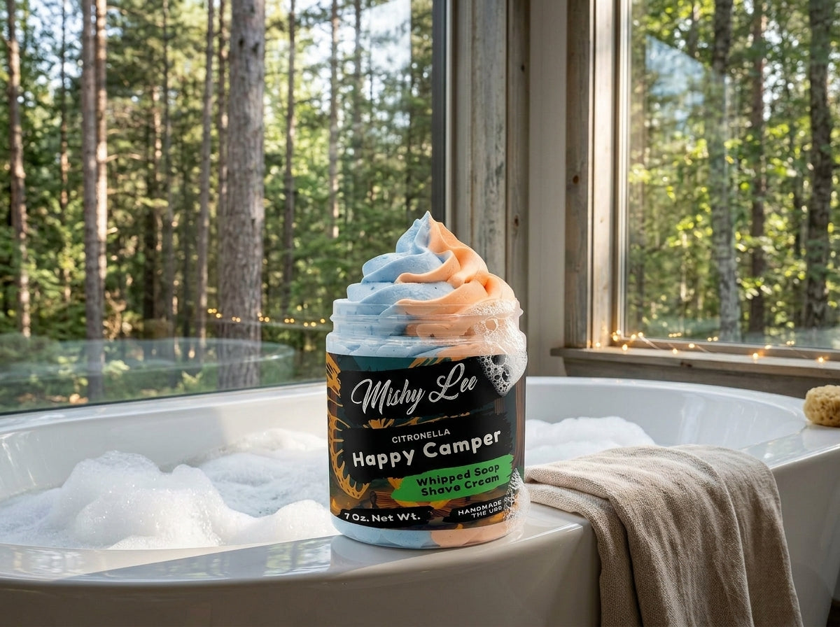 Happy Camper Whipped Soap and Shave Cream Mishy Lee Boutique