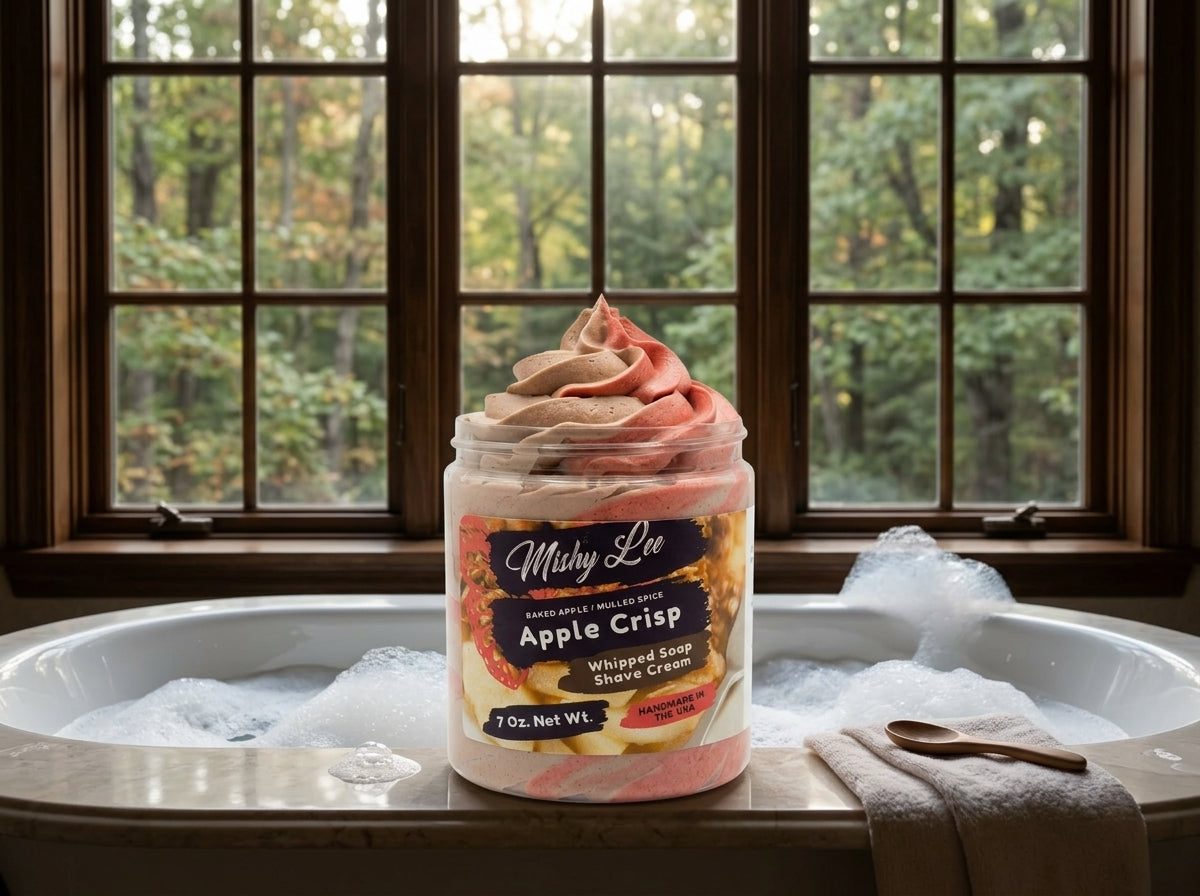 Apple Crisp Whipped Soap and Shave Cream Mishy Lee Boutique