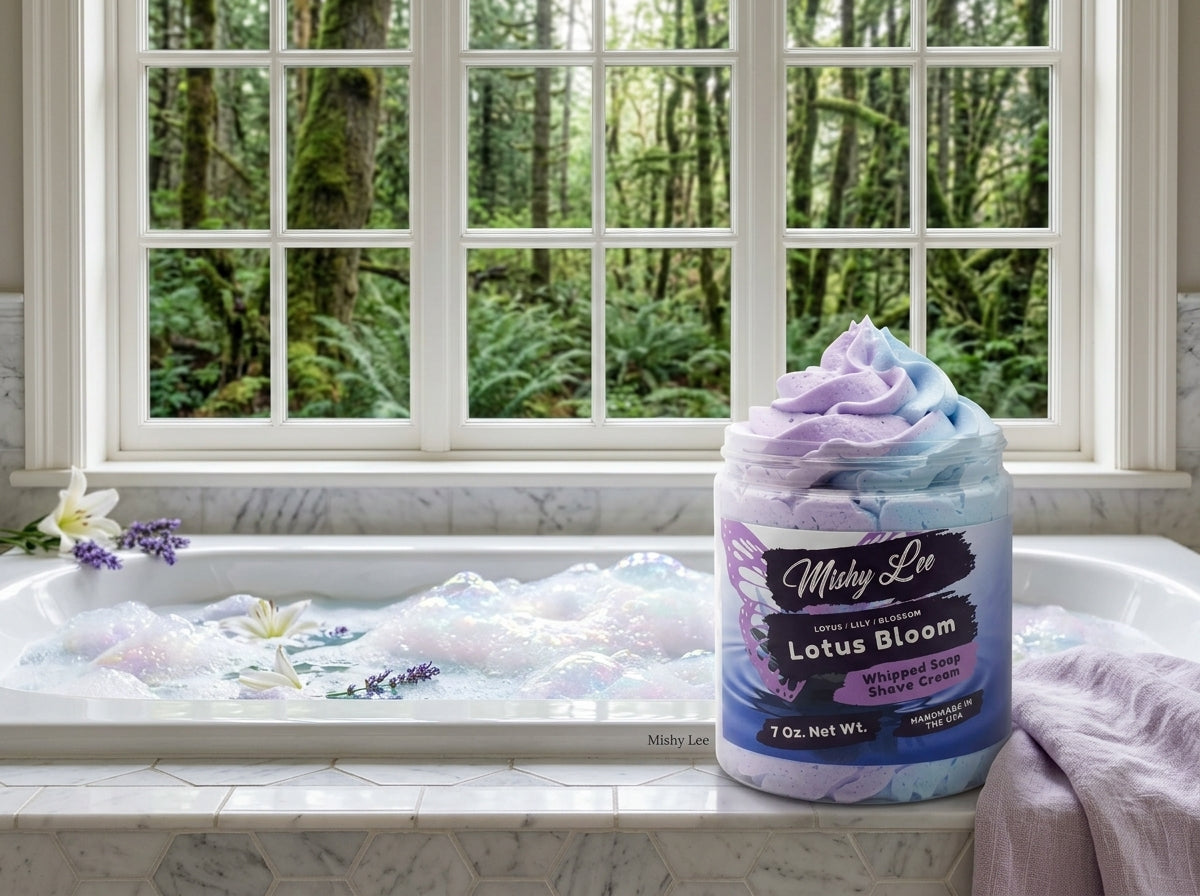 Lotus Bloom Whipped Soap and Shave Cream Mishy Lee Boutique