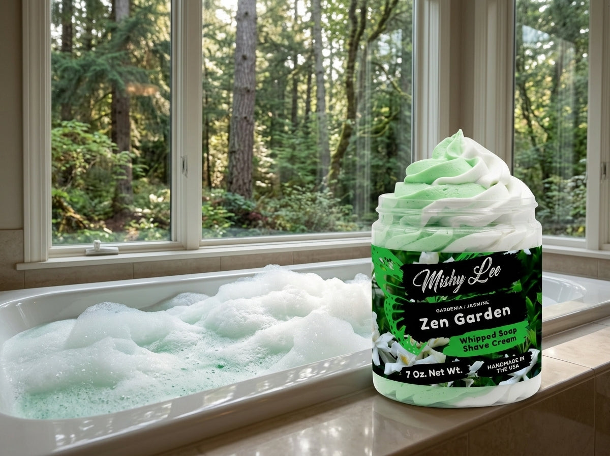 Zen Garden Whipped Soap and Shave Cream Mishy Lee Boutique