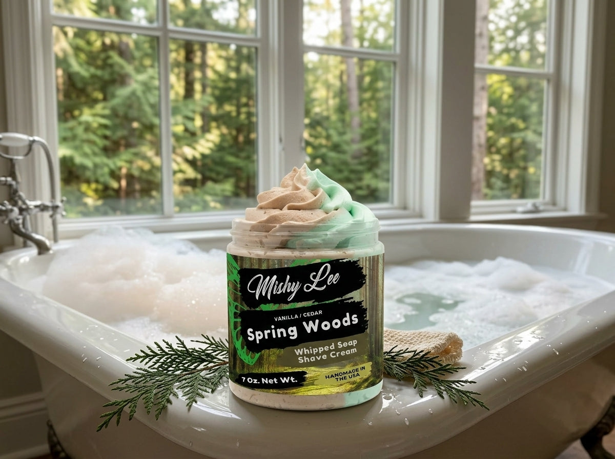 Spring Woods Whipped Soap and Shave Cream Mishy Lee Boutique