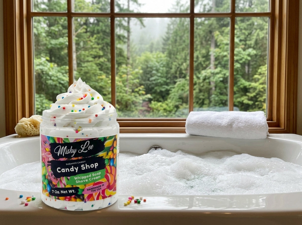 Candy Shop Whipped Soap and Shave Cream Mishy Lee Boutique