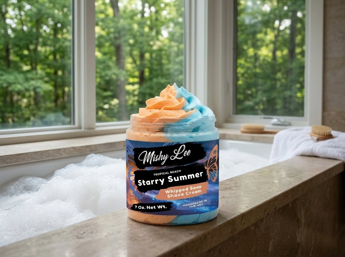 Starry Summer Whipped Soap and Shave Cream Mishy Lee Boutique
