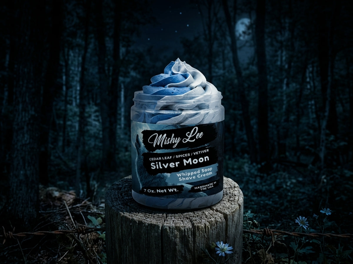 Silver Moon Men's Whipped Soap and Shave Cream Mishy Lee Boutique