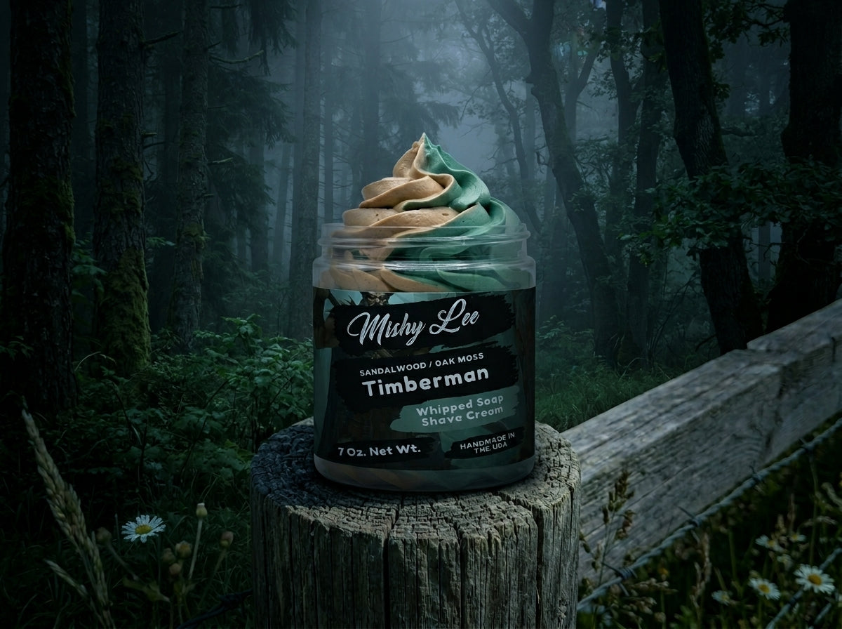 Timberman Men's Whipped Soap and Shave Cream Mishy Lee Boutique