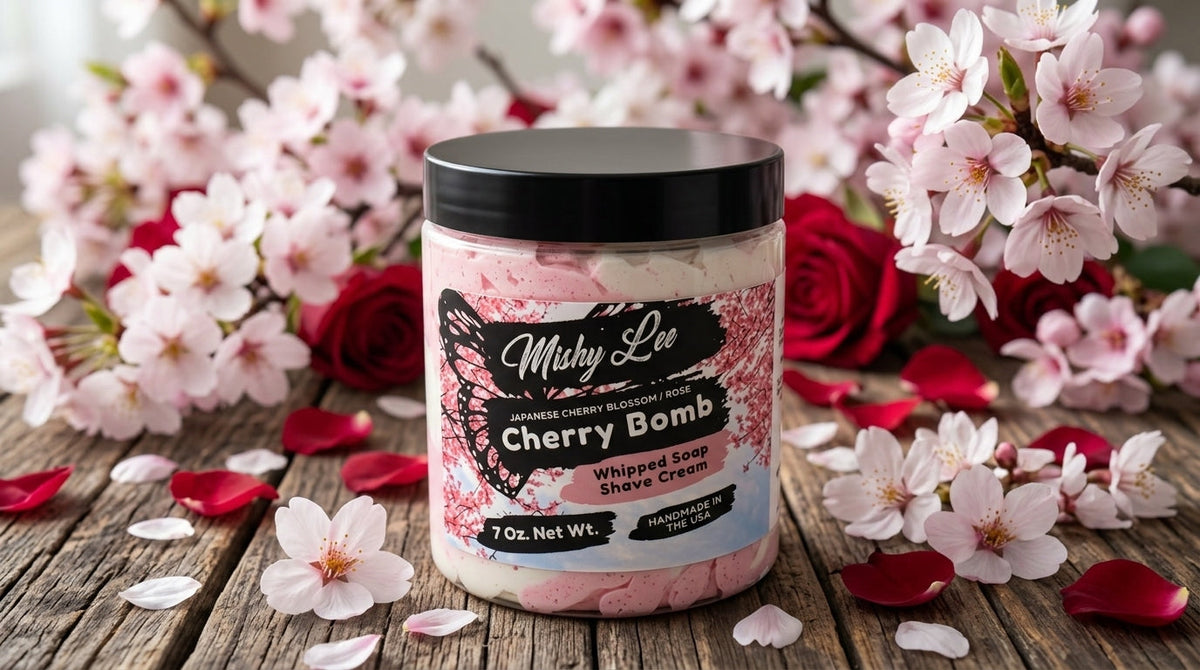 Cherry Bomb Whipped Soap and Shave Cream Mishy Lee Boutique