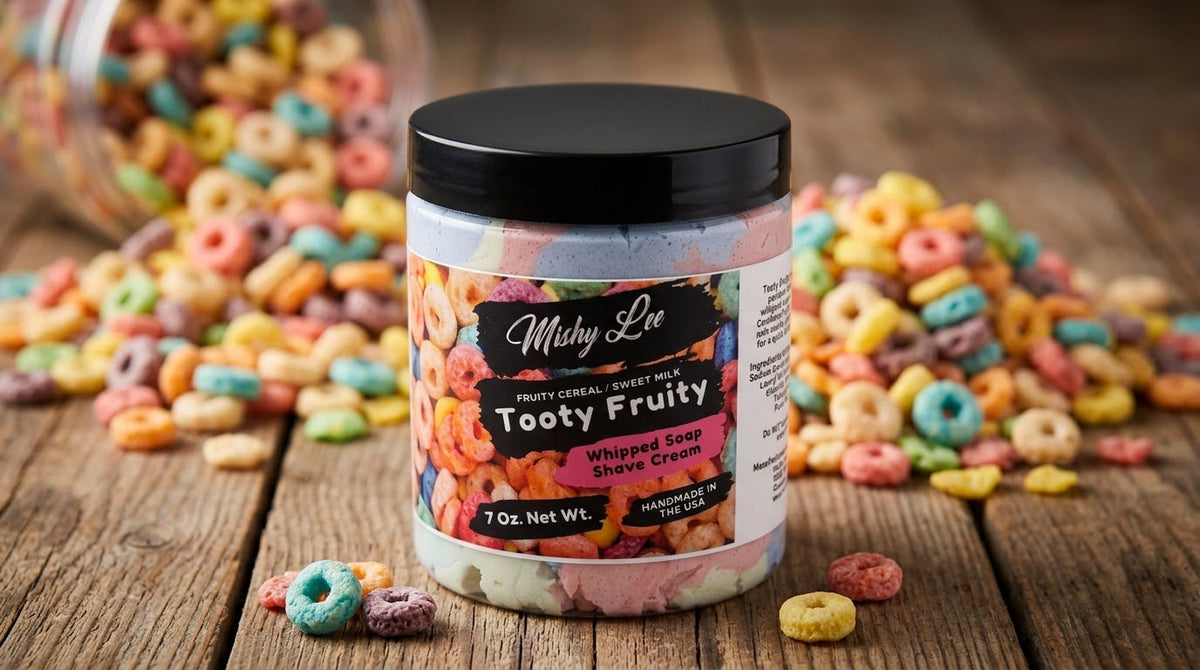 Tooty Fruity Whipped Soap and Shave Cream Mishy Lee Boutique