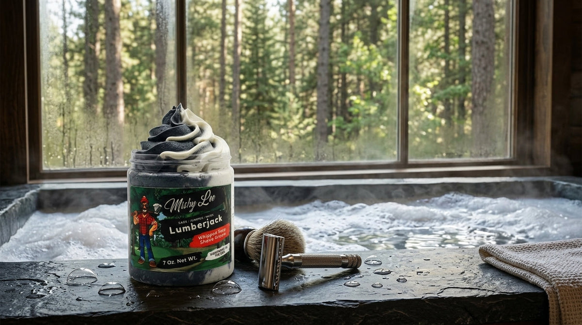 Lumberjack Men's Whipped Soap and Shave Cream Mishy Lee Boutique
