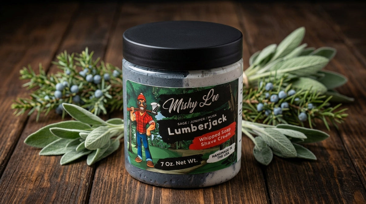 Lumberjack Men's Whipped Soap and Shave Cream Mishy Lee Boutique