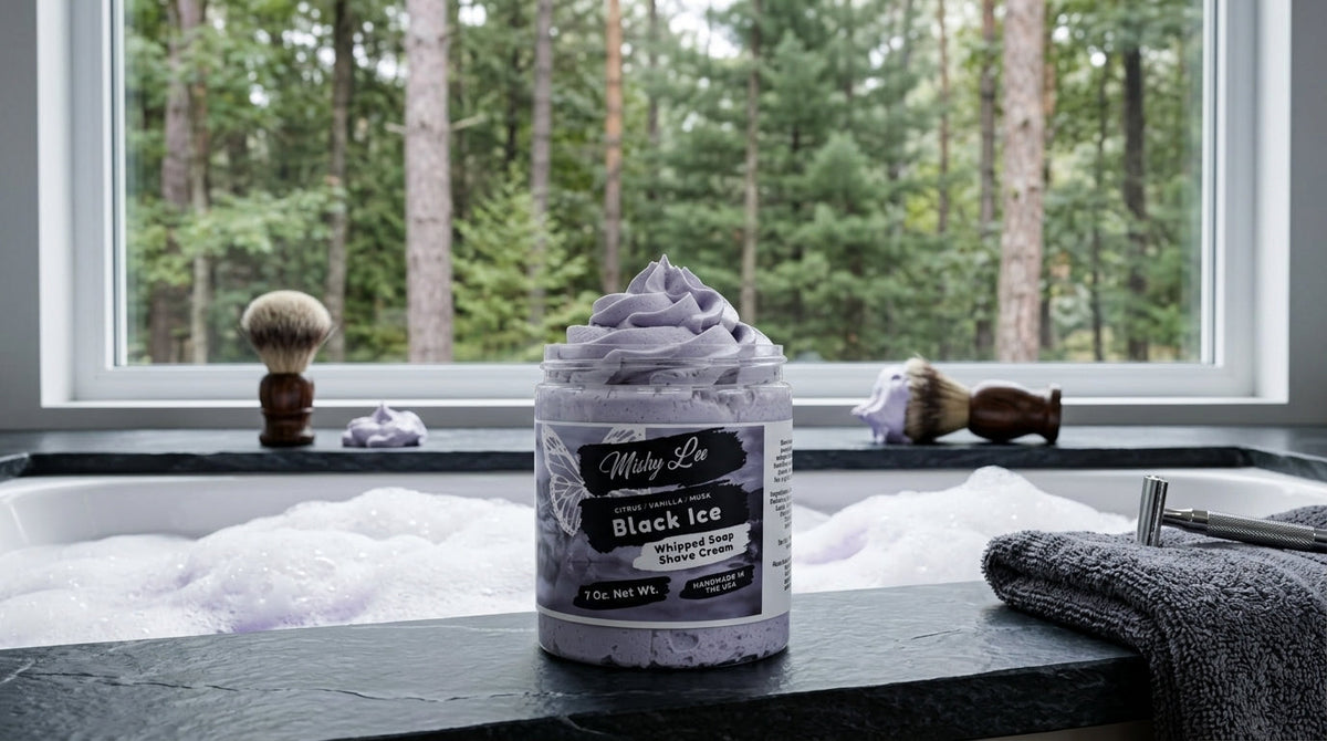Black Ice Men's Whipped Soap and Shave Cream Mishy Lee Boutique