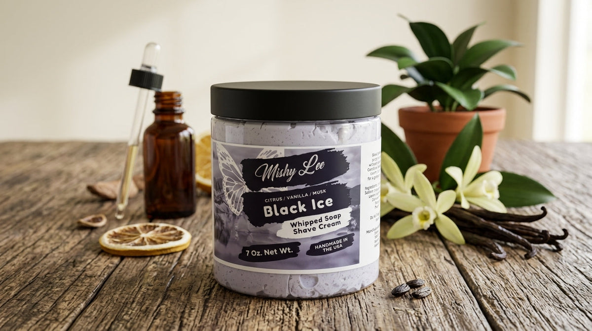Black Ice Men's Whipped Soap and Shave Cream Mishy Lee Boutique