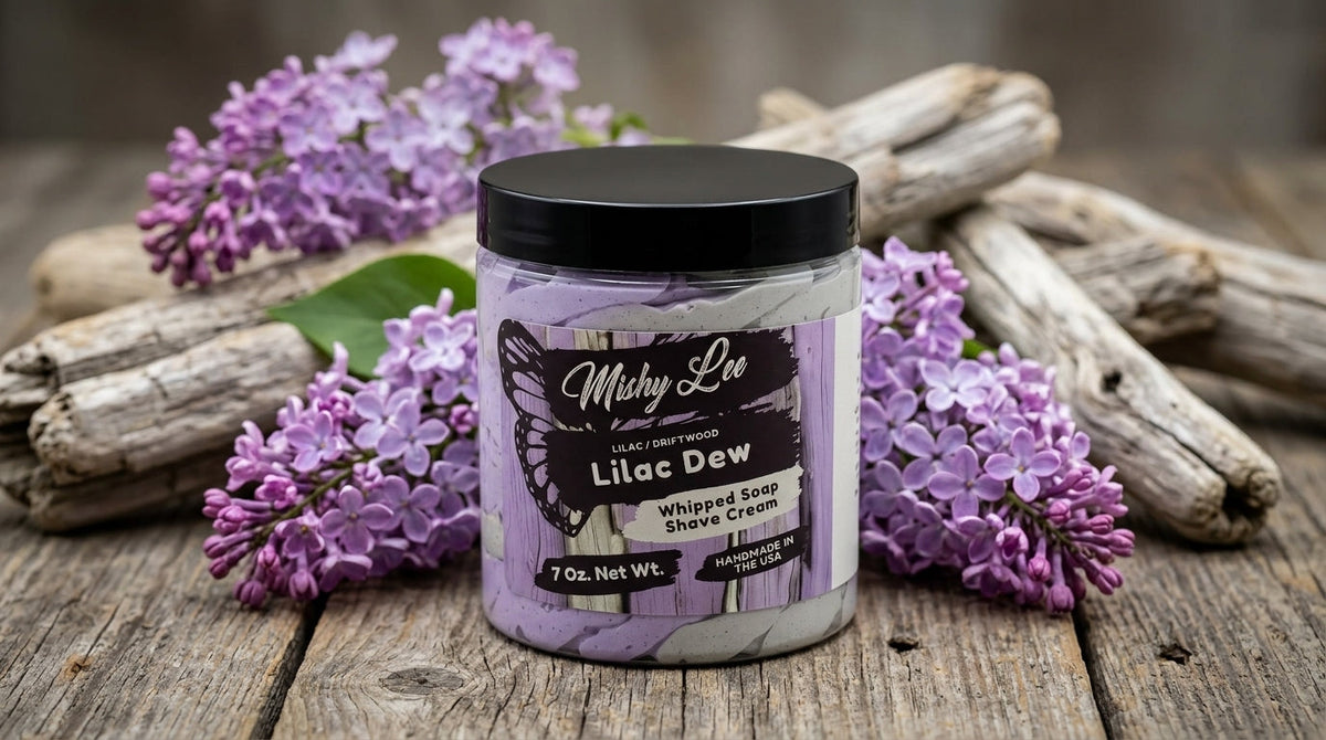 Lilac Dew Whipped Soap and Shave Cream Mishy Lee Boutique