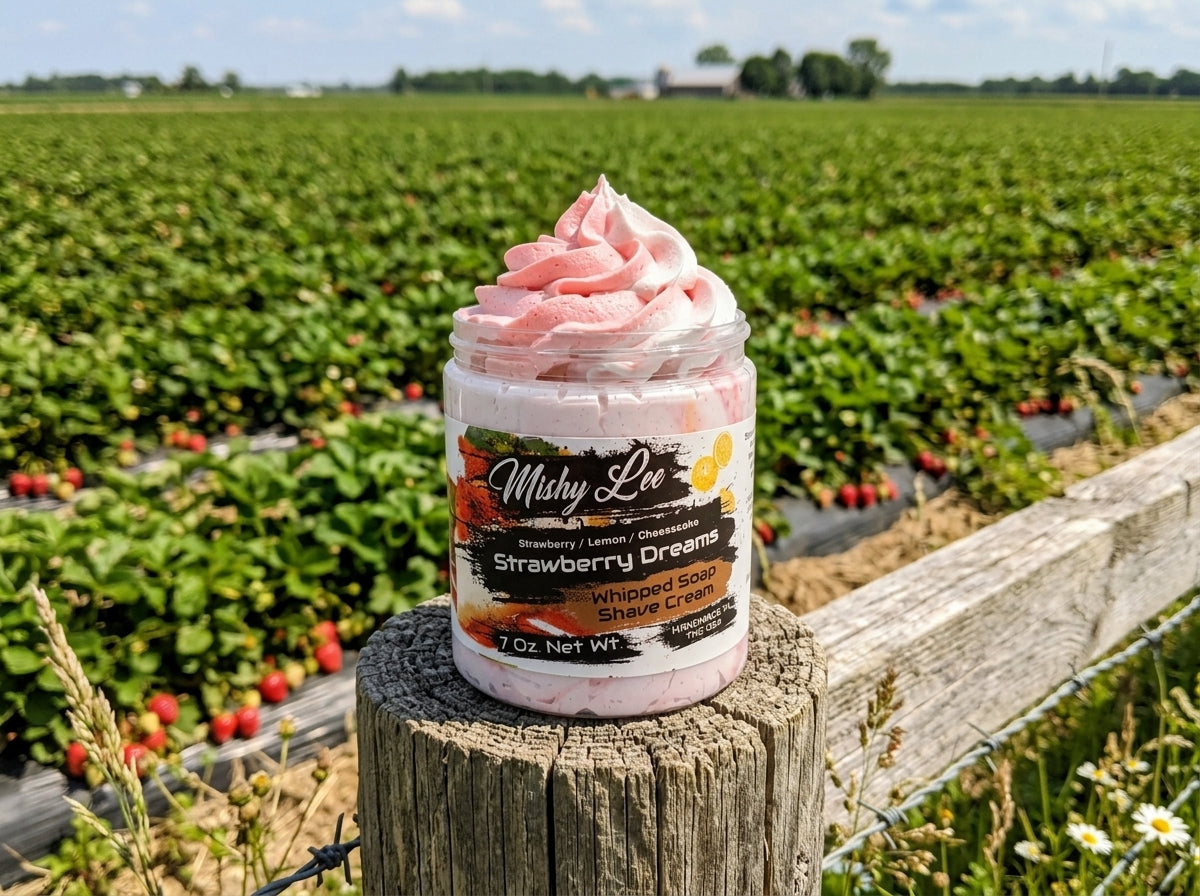 Strawberry Dreams Whipped Soap and Shave Cream Mishy Lee Boutique