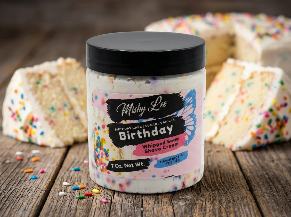 Birthday Whipped Soap and Shave Cream Mishy Lee Boutique