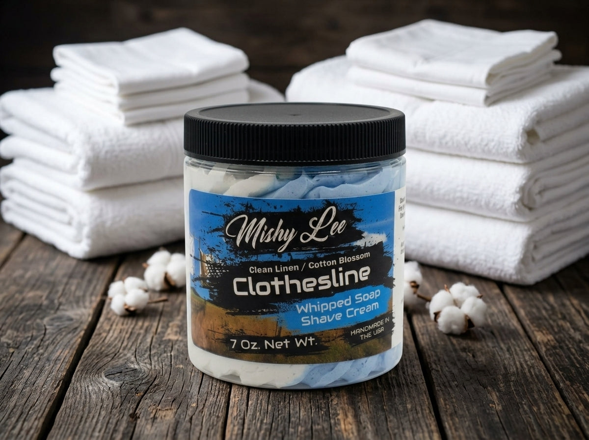Clothesline Whipped Soap and Shave Cream Mishy Lee Boutique