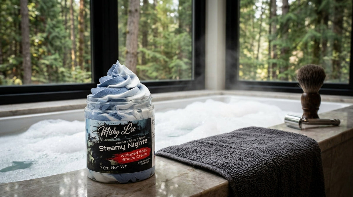 Steamy Nights Men's Whipped Soap and Shave Cream Mishy Lee Boutique