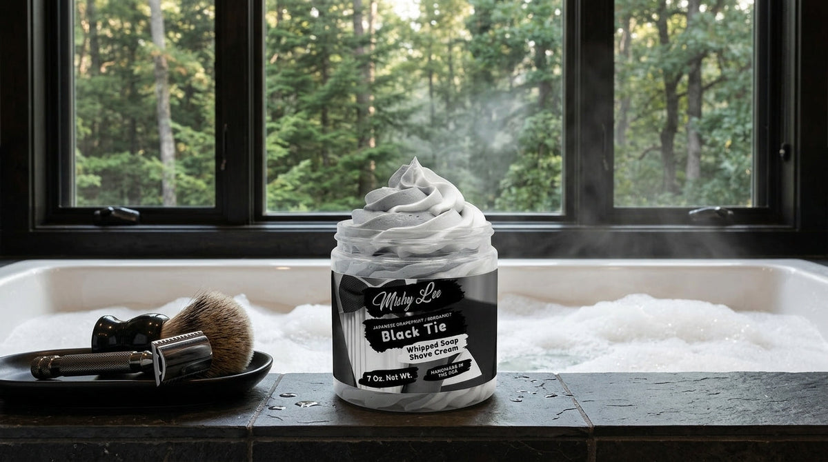 Black Tie Men's Whipped Soap and Shave Cream Mishy Lee Boutique