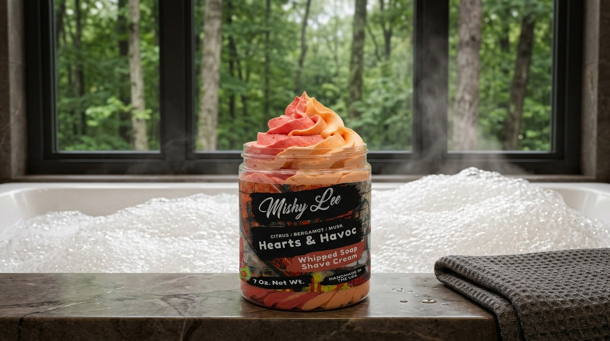 Hearts & Havoc Men's Whipped Soap and Shave Cream Mishy Lee Boutique