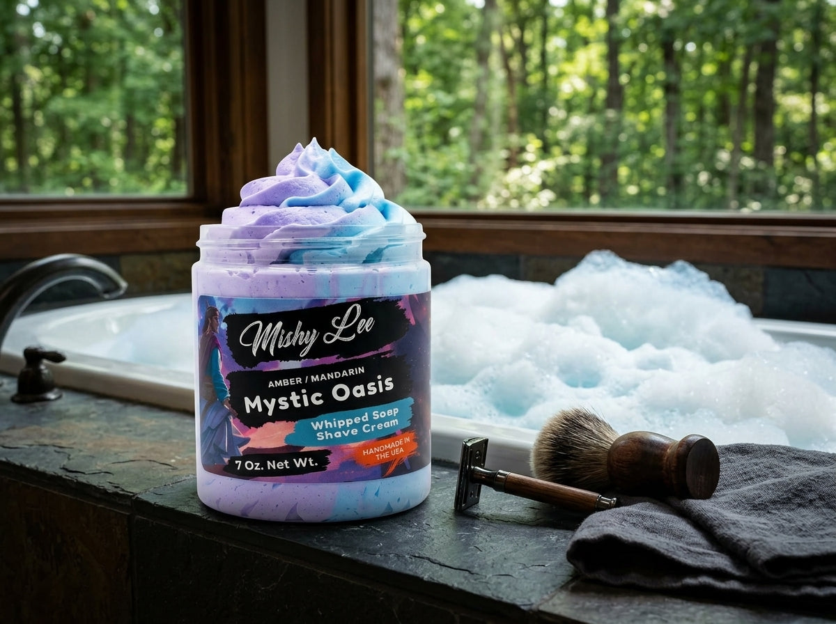 Mystic Oasis Men's Whipped Soap and Shave Cream Mishy Lee Boutique
