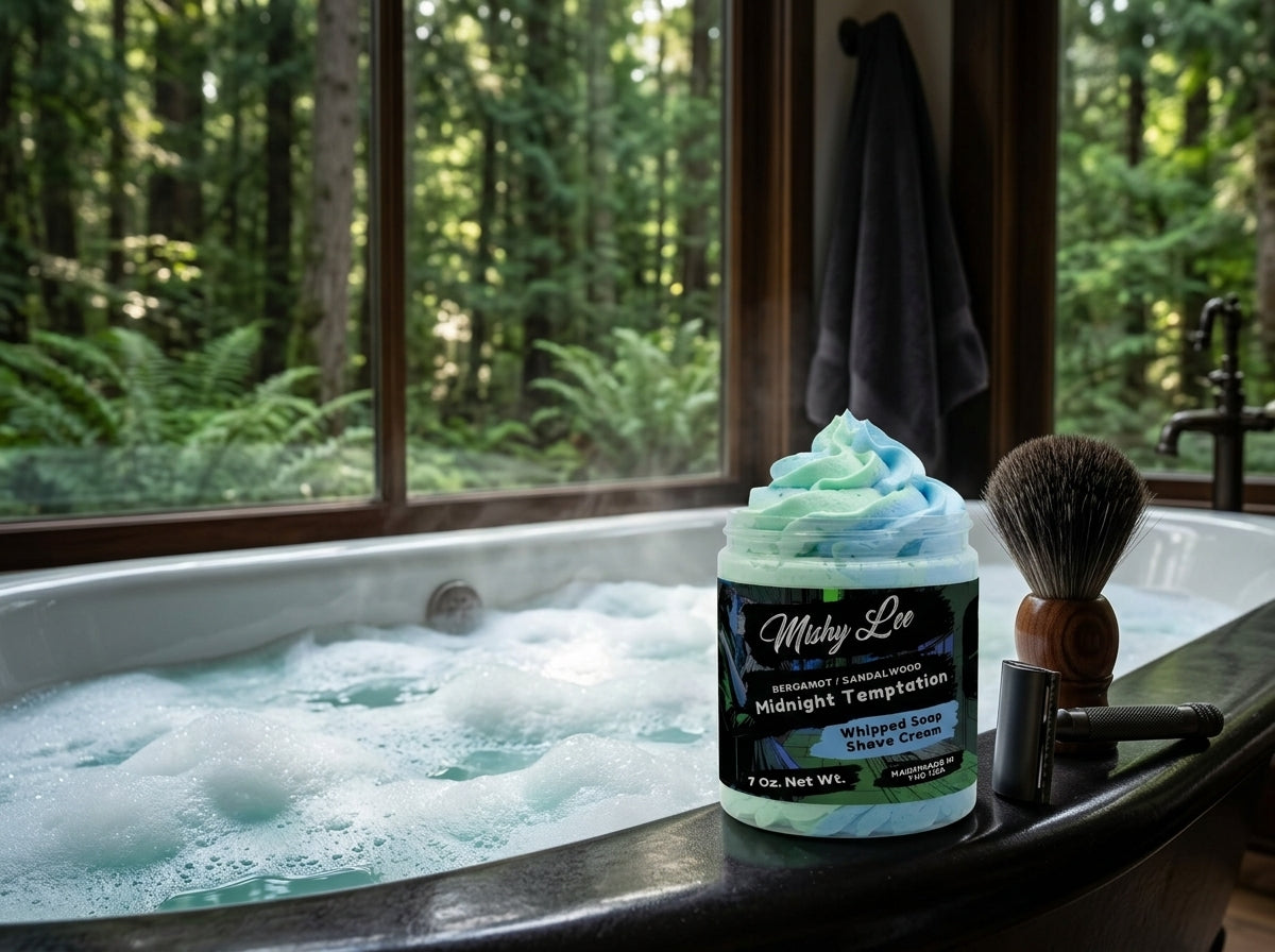 Midnight Temptation Men's Whipped Soap and Shave Cream Mishy Lee Boutique