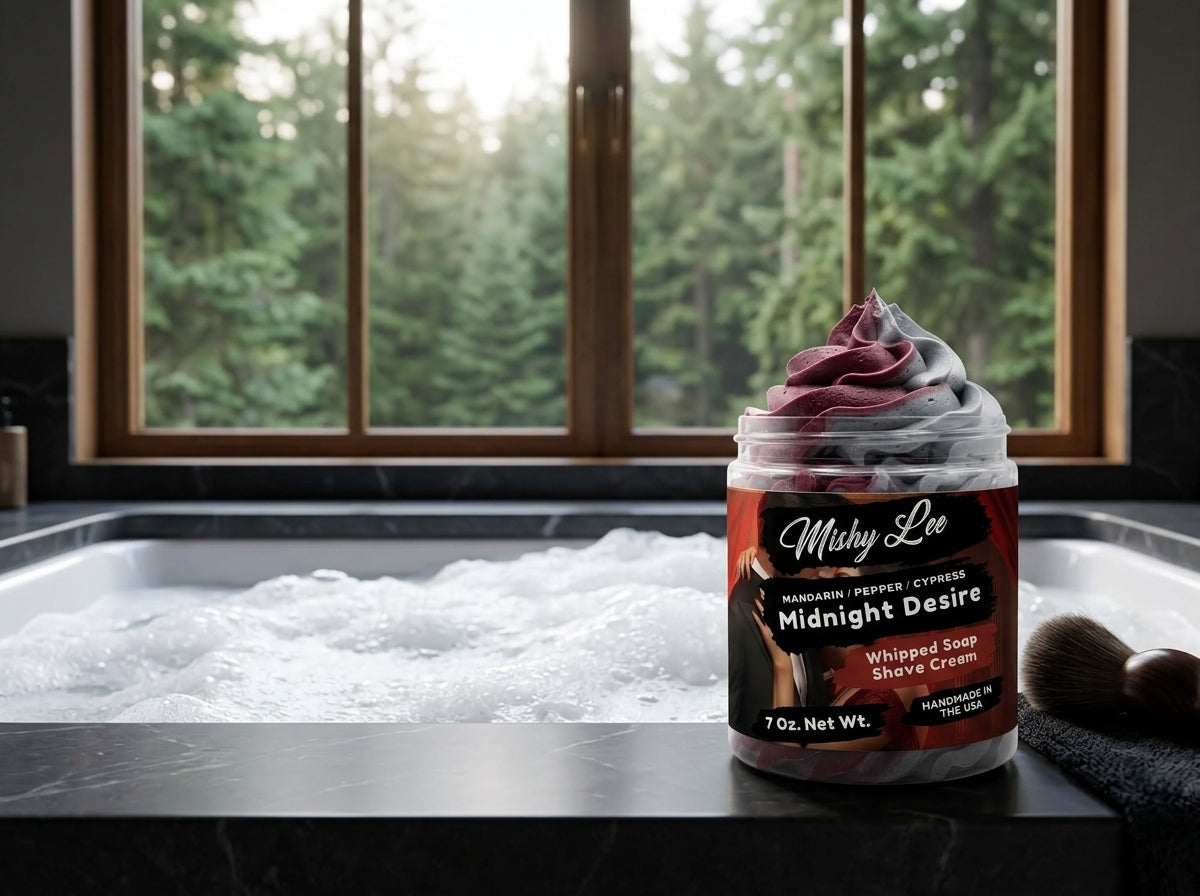Midnight Desire Men's Whipped Soap and Shave Cream Mishy Lee Boutique