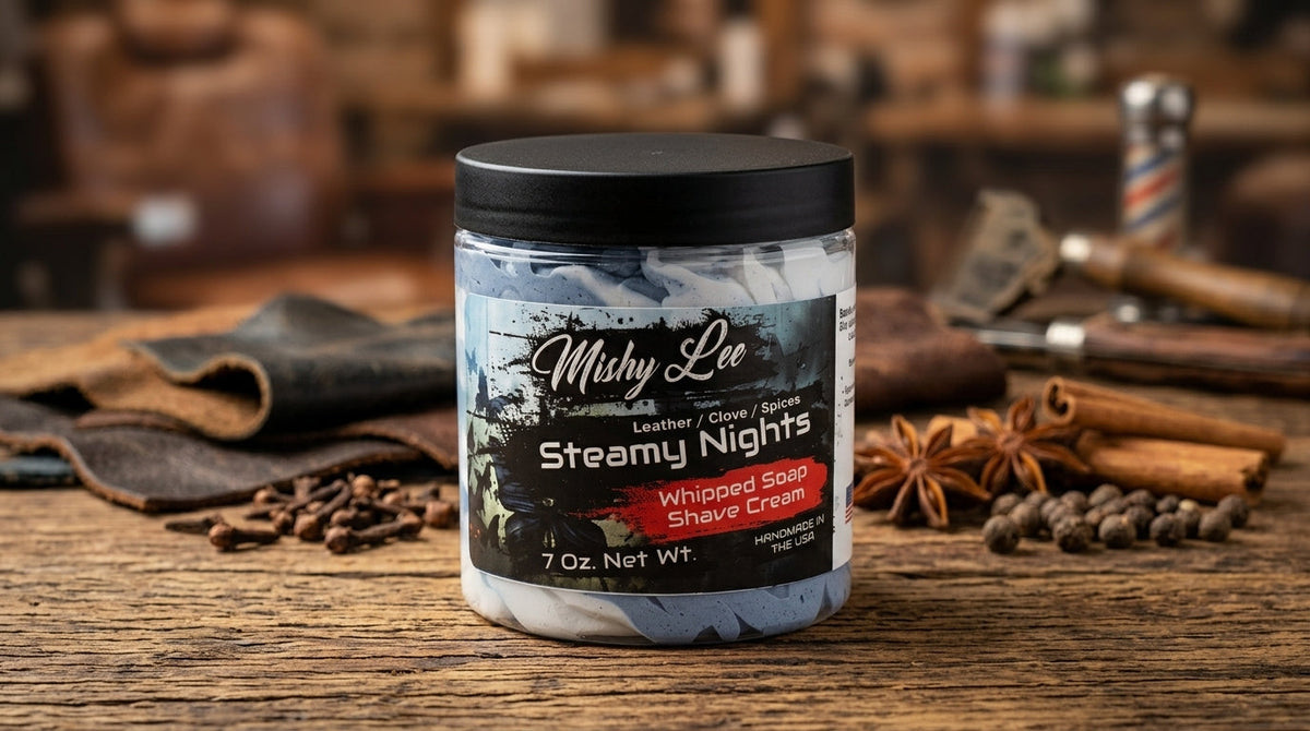 Steamy Nights Men's Whipped Soap and Shave Cream Mishy Lee Boutique