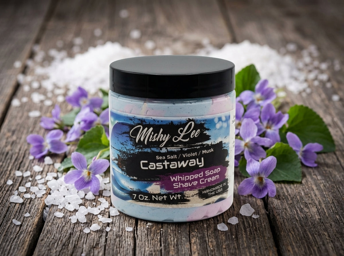 Castaway Whipped Soap and Shave Cream Mishy Lee Boutique