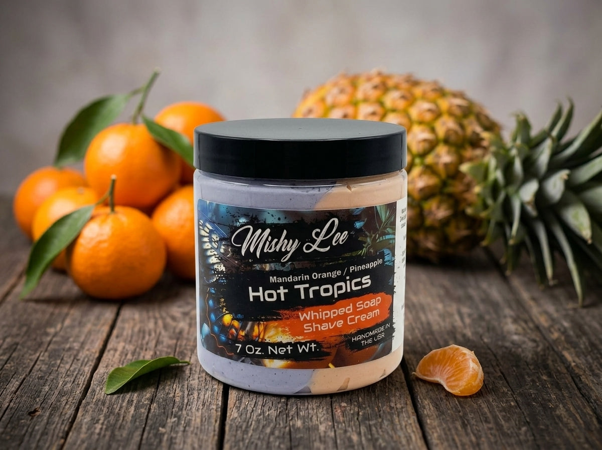 Hot Tropics Whipped Soap and Shave Cream Mishy Lee Boutique