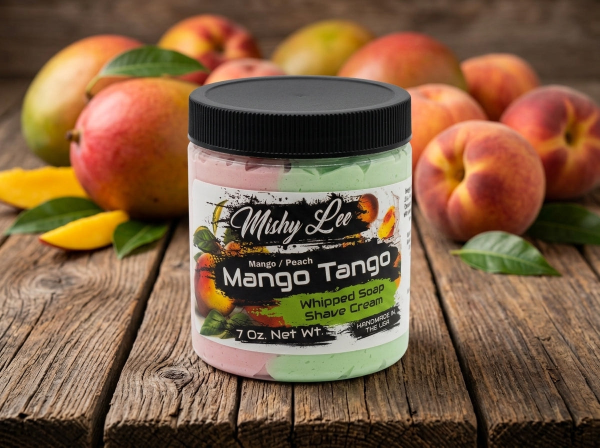 Mango Tango Whipped Soap and Shave Cream Mishy Lee Boutique