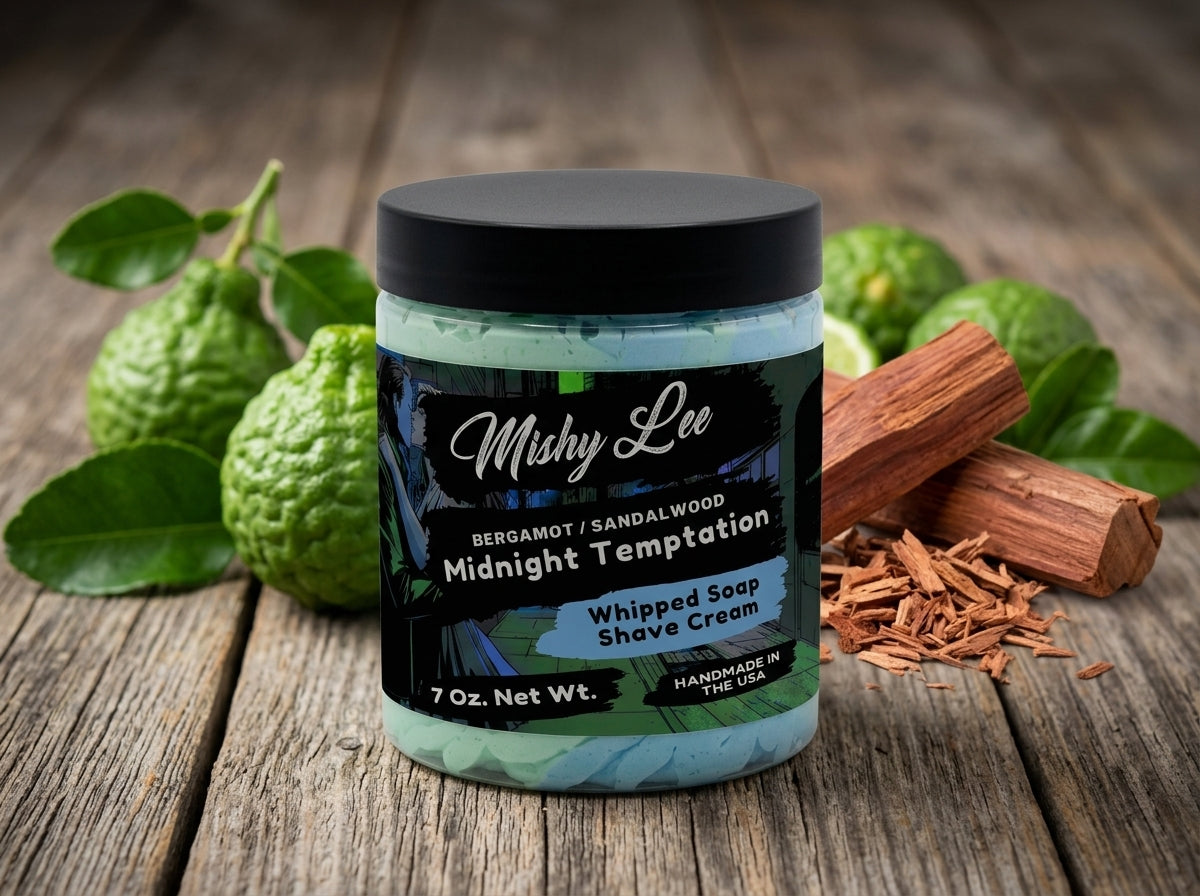 Midnight Temptation Men's Whipped Soap and Shave Cream Mishy Lee Boutique