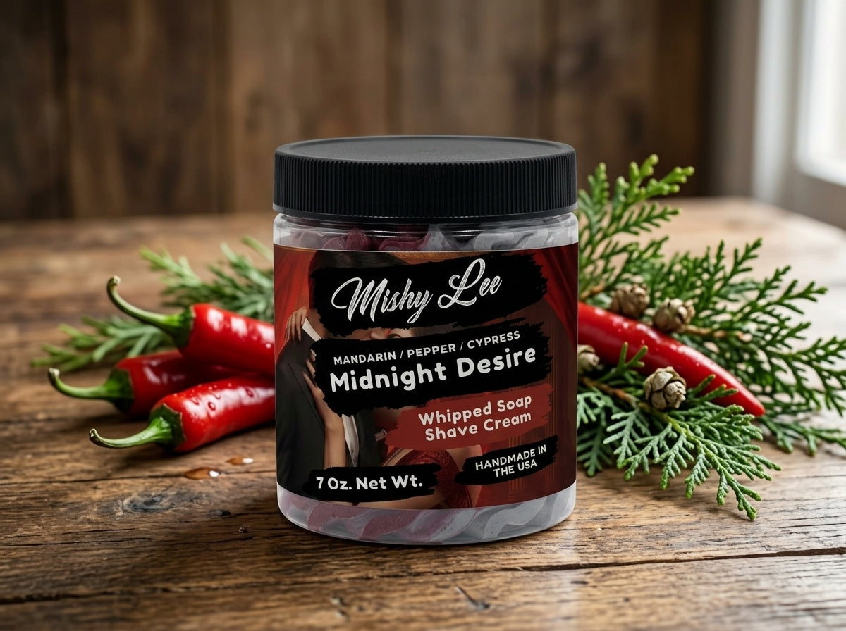 Midnight Desire Men's Whipped Soap and Shave Cream Mishy Lee Boutique
