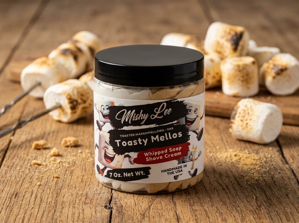 Toasty Mellos Whipped Soap and Shave Cream Mishy Lee Boutique