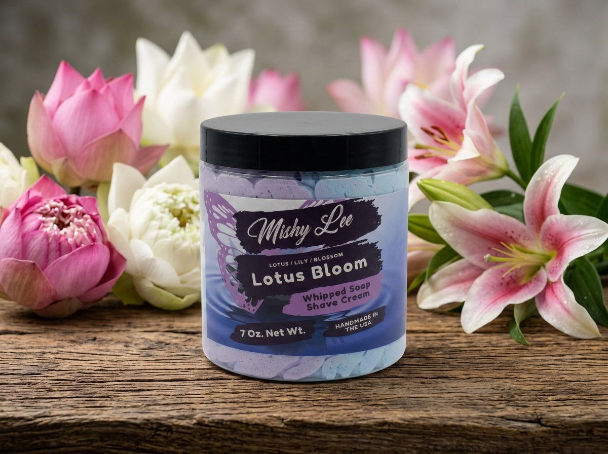 Lotus Bloom Whipped Soap and Shave Cream Mishy Lee Boutique