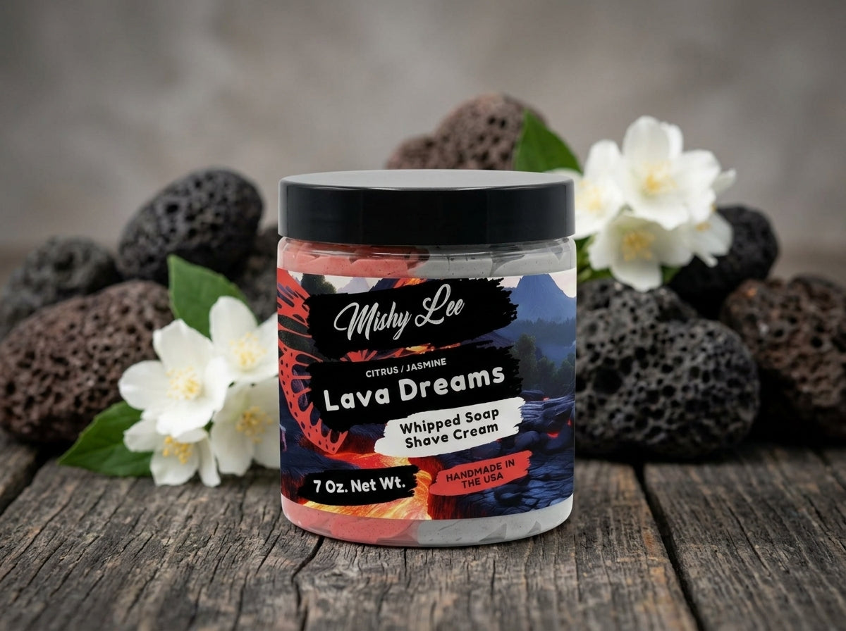 Lava Dreams Whipped Soap and Shave Cream Mishy Lee Boutique