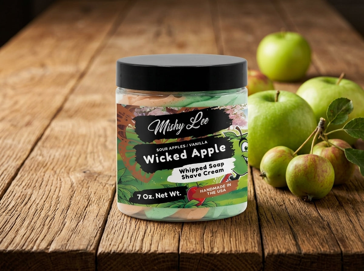 Wicked Apple Whipped Soap and Shave Cream Mishy Lee Boutique