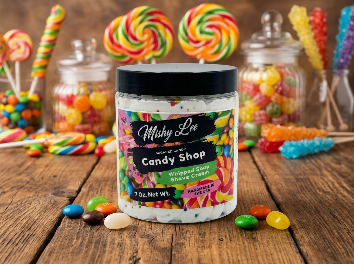 Candy Shop Whipped Soap and Shave Cream Mishy Lee Boutique